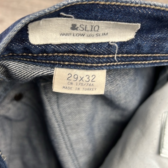 H & M &Sliq Dark Denim Men’s Jeans 29 x 32 - Picture 5 of 7